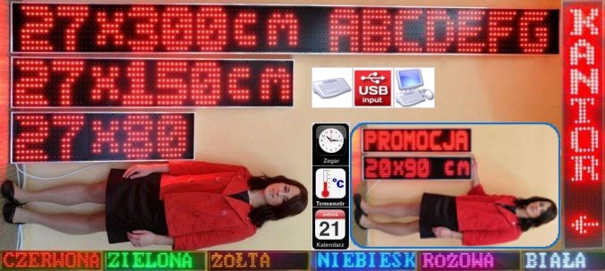 Wyświetlacz diodowy Led, linijka diodowa led, reklama diodowa led, reklama świetlna led, reklama świecąca led, Polskiego producenta wyświetlaczy diodowych LED Tedsystem